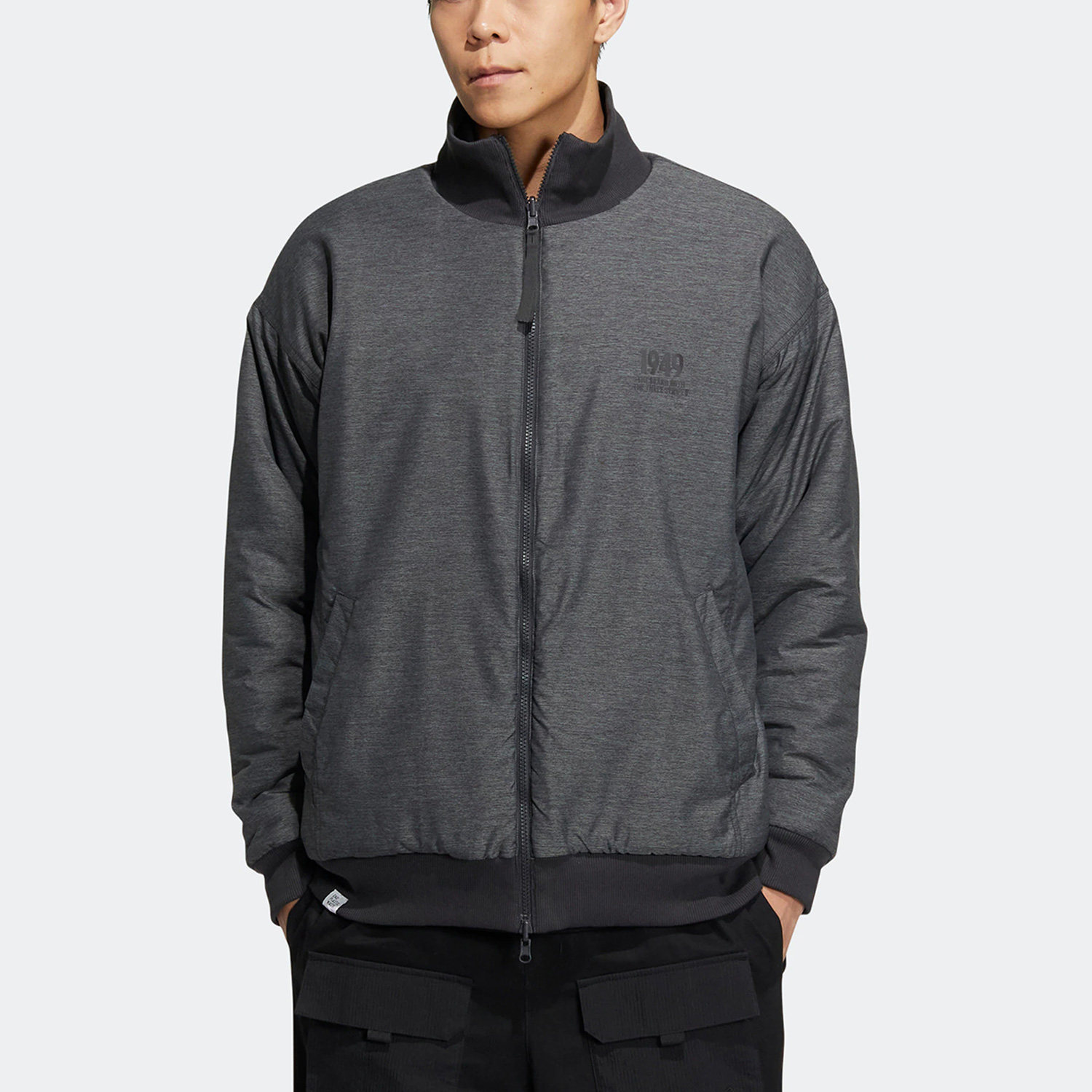 Adidas/阿迪达斯正品新款男子摇粒绒运动宽松夹克外套IK3507 - 图0