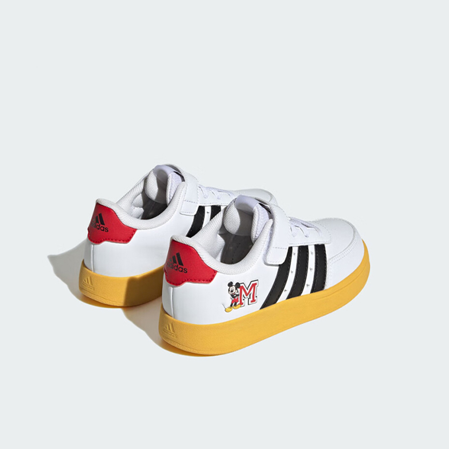 Adidas/阿迪达斯正品秋季新款儿童魔术贴运动休闲鞋IG7163 - 图1