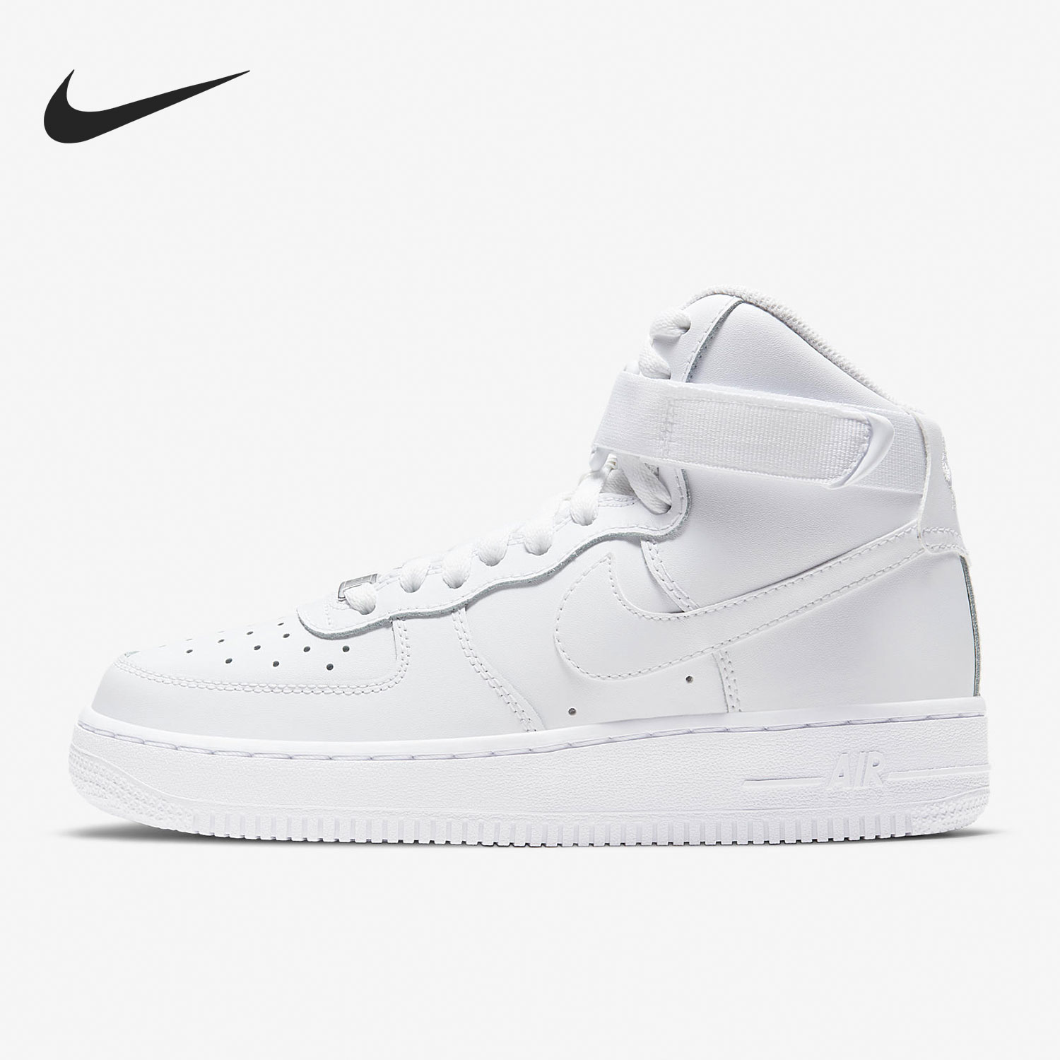 Nike/耐克正品AIR FORCE 1 GS女子大童运动板鞋DH2943-111 - 图0