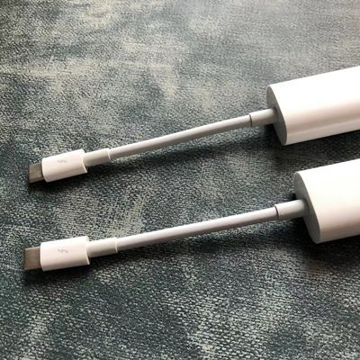 apple苹果雷雳 3 (USB-C) 转雷雳2转换器Thunderbolt雷电3转雷电2 - 图0