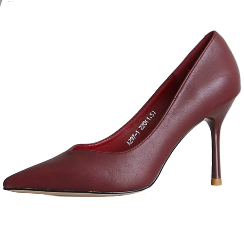 Универсальные туфли, рабочая обувь на высоком каблуке с заостренным носом, 2020