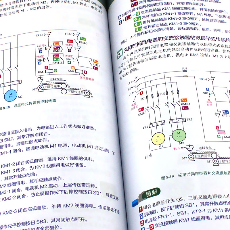 正版电工电路实物接线图零基础学电工手册全彩图解电工技术宝典电气控制与plc编程入门书籍自学基础教程电路识图电工初级自学培训 - 图3