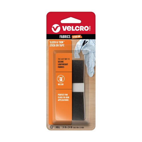 VELCRO Brand 威扣品牌织物背胶魔术贴（超薄款）Sleek & Thin - 图0
