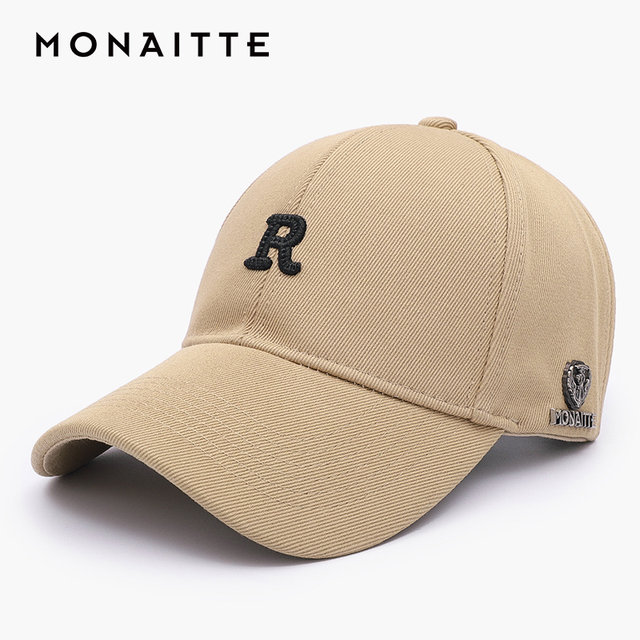 Monnet casual versatile embroidered alphabet baseball hat trend