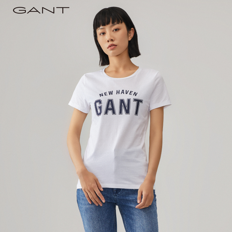 GANT甘特女士运动短袖重磅T恤|4203443