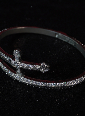 LFL嘻哈男铜镀K金百搭正义之剑