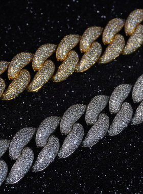 lfl欧美嘻哈饰品古巴链