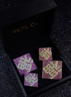 LFL男女款5A锆石倒福百搭