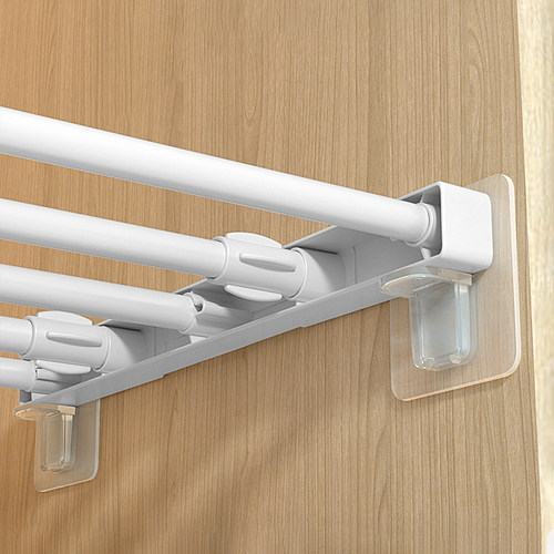 免打孔隔板托固定器层板托钉衣柜橱柜免钉粘贴支撑片搁板三角支架 - 图3