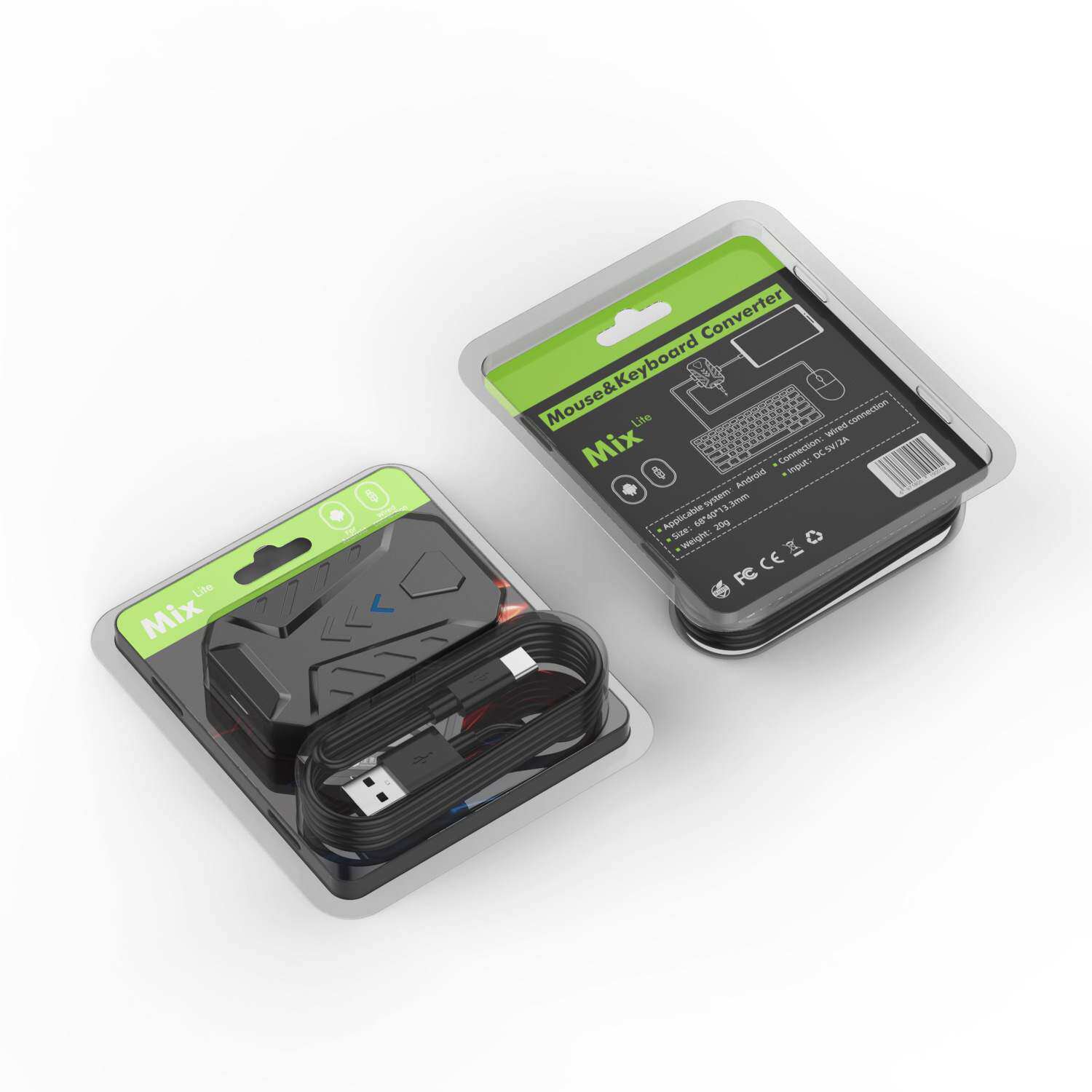 佳影Mixlite吃鸡王座游戏手柄键鼠转换器英雄联盟手游外设