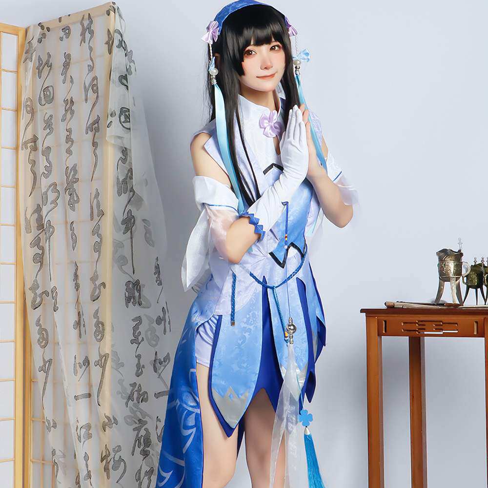 雾都王者荣耀cos服西施原皮女装 动漫二次元游戏古风连衣裙套装女