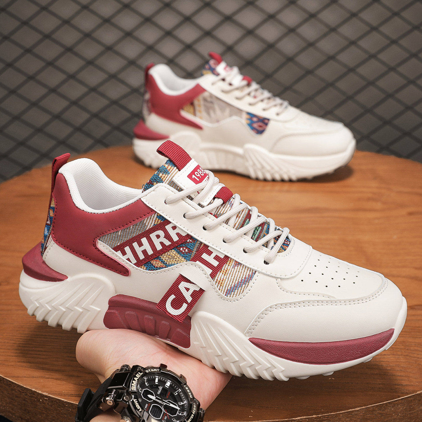 2026新款春季运动休闲男鞋透气户外跑步鞋登山防滑耐磨青少年鞋子,淘宝优惠券,粉丝福利购,淘宝优惠卷