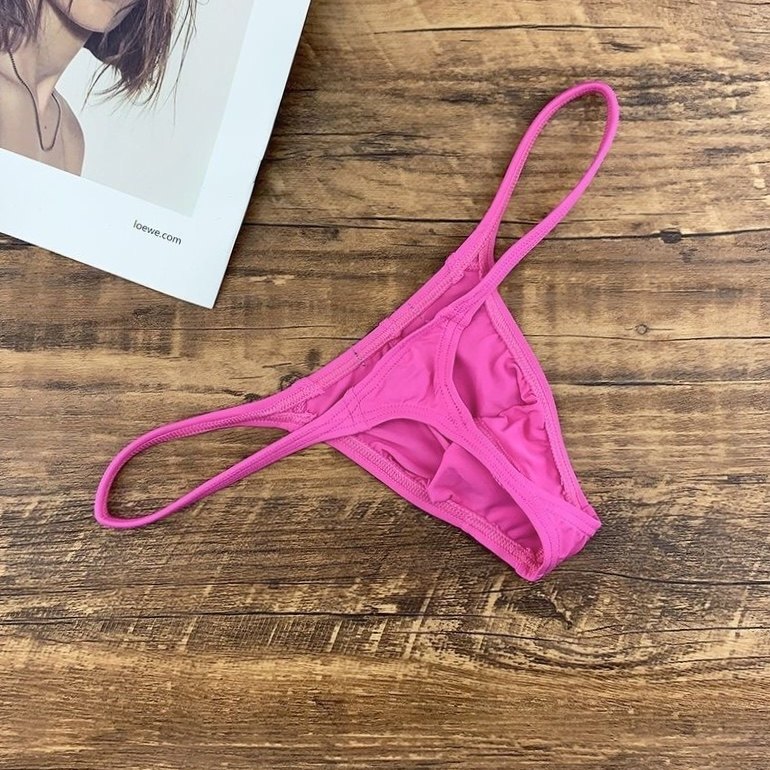 男士丁字内裤性感时尚纯色型男T型裤低腰U凸显大冰丝薄款细带速干,淘宝优惠券,粉丝福利购,淘宝优惠卷