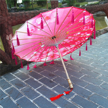 Ancient Wind Prop Craft Flow Su Umbrella Han Clothing Umbrella Suspended Ceiling Decoration Umbrella Photo Photography Props Umbrella Dance Oil Paper Umbrella