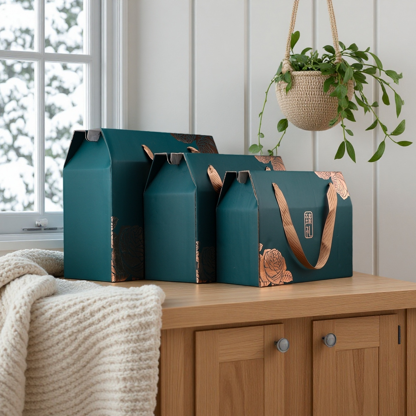 臻礼贺岁春节礼盒烫金传统年货包装盒支持定制手提礼品包装盒,淘宝优惠券,粉丝福利购,淘宝优惠卷