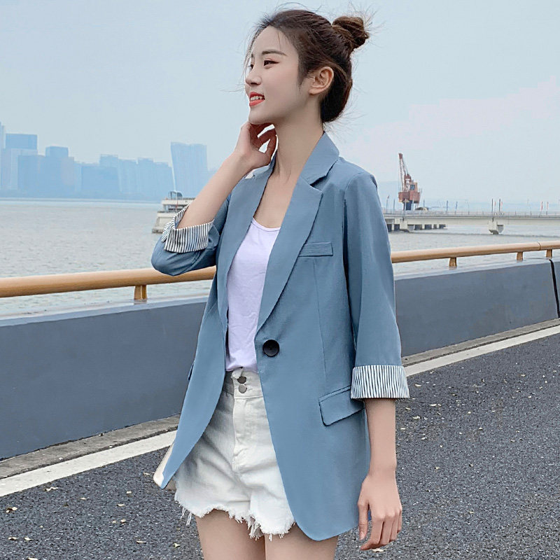 2022小西装外套女新款春夏装薄韩版 莉诗诗西装