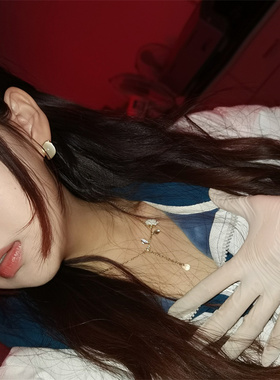 其他合金o形链女花朵锁骨链