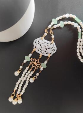 配马面裙项链新中式汉服项链