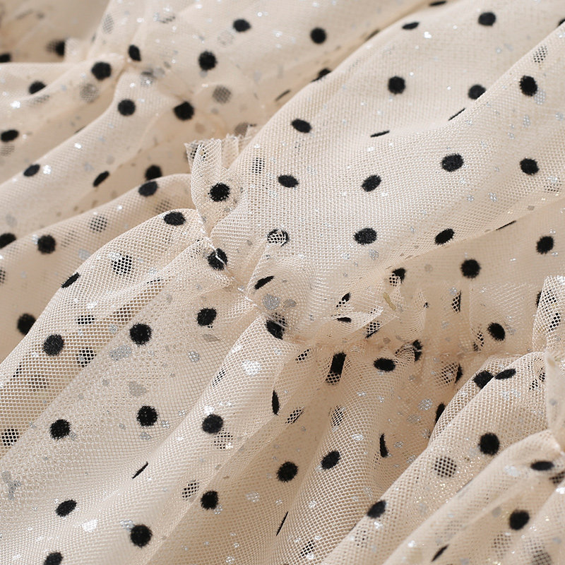 【清仓】RBIGX瑞比克童装秋季百搭潮流女童波点网纱蓬蓬裙短裙子,淘宝优惠券,粉丝福利购,淘宝优惠卷