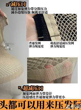 发网头套大头围专用两不勒头加长