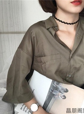 日韩甜美少女雾霾灰蓝色