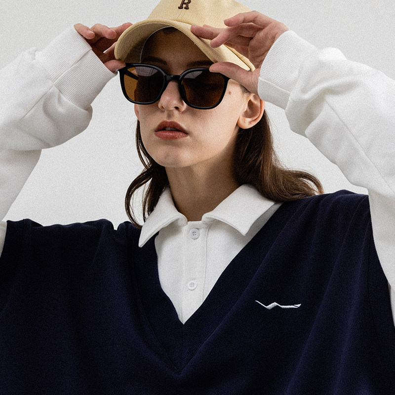 zuobeika国潮假两件女2022新款卫衣 佐贝卡卫衣/绒衫