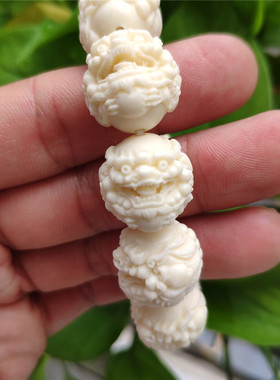 猛犸象牙招财男女款佛珠貔貅手链