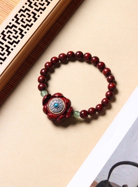 小叶紫檀手串8mm单圈手链