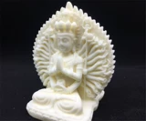 Фрукты слоновой кости тысячи рукавых гуньян Бодхисаттва Двустороннее украшение