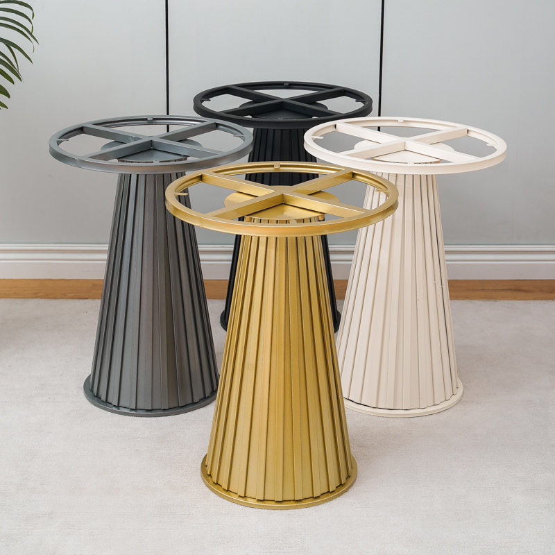 定制庭院边几网红阳台小户型桌子轻奢铁艺极简约客厅茶几圆桌现代 - 图0