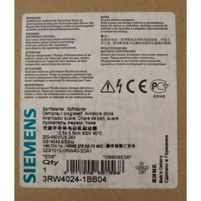 西门子SIRIUS软起动器S2 72A 37kW/400V3RW4038-1BB14-图3