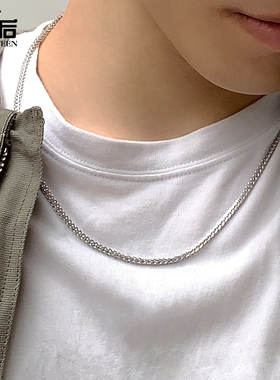 999银项链男士锁骨古巴霸气马鞭