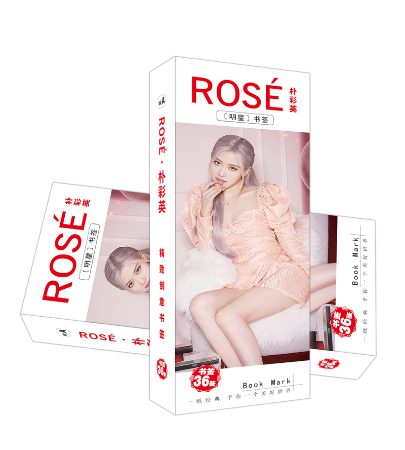 ROSÉ朴彩英书签卡片高清写真周边礼品照片LOMO书卡文具礼品应援-图3