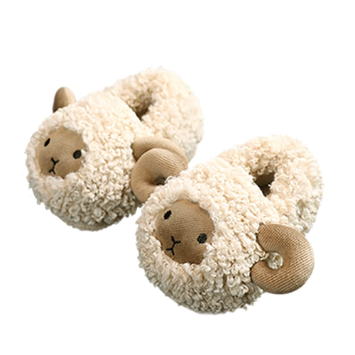 Детские демисезонные мультяшные тапочки для мальчиков, зимняя удерживающая тепло нескользящая обувь