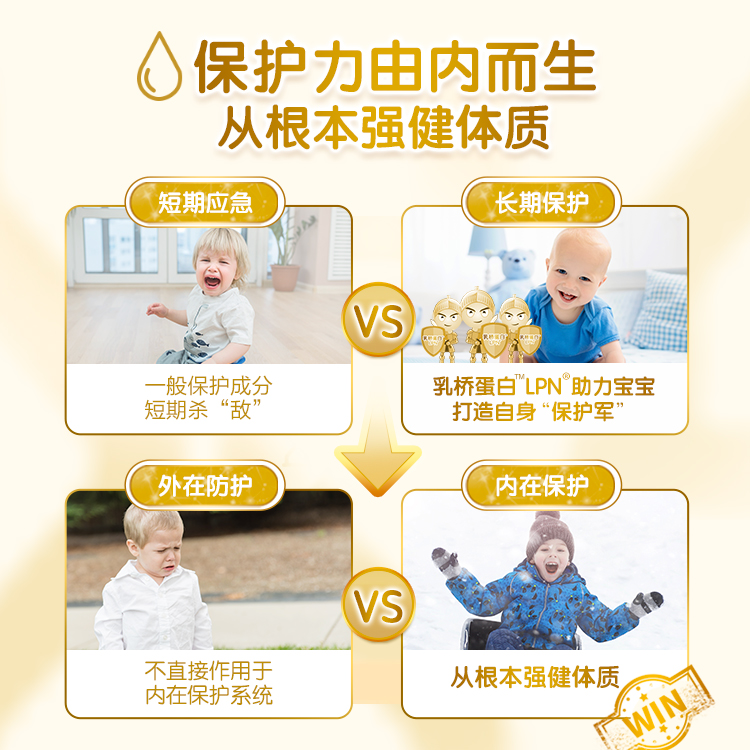 【U享礼】合生元派星幼儿配方牛奶粉3段400g