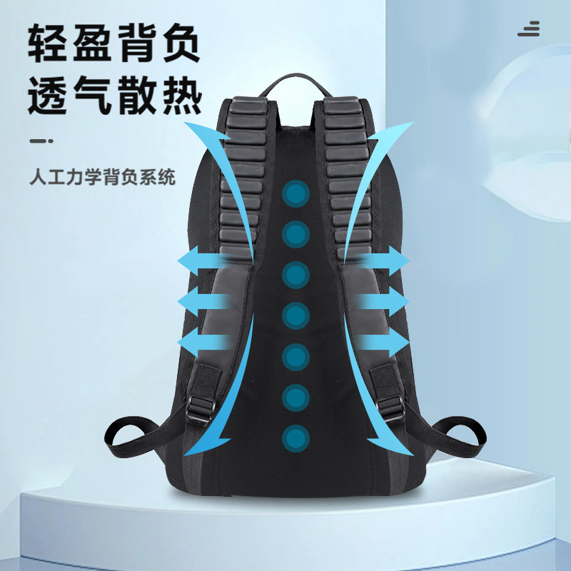 李宁男生初中生女高中大学生双肩包 万购运动双肩背包