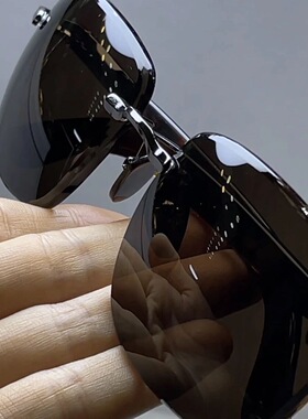 高档水晶眼镜石头镜保真老油料水晶石镜太阳镜润目养眼中老年礼物