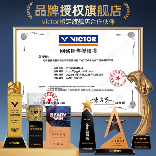 正品victor胜利羽毛球拍纳米SN7威克多小鬼斩进攻拍小隼HAWK PRO - 图3