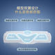 Slow rebound zero pressure single memory pillow