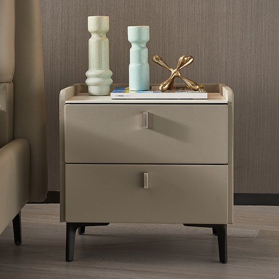 Mousse bedside table bedroom modern minimalist