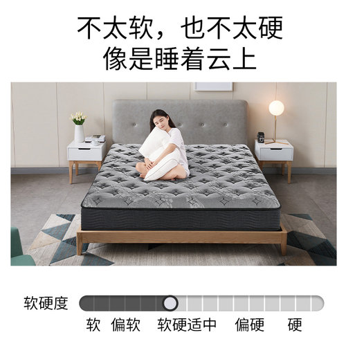 慕思旗舰店卷包记忆棉乳胶弹簧床垫席梦十大慕斯名牌家用软硬垫 - 图0
