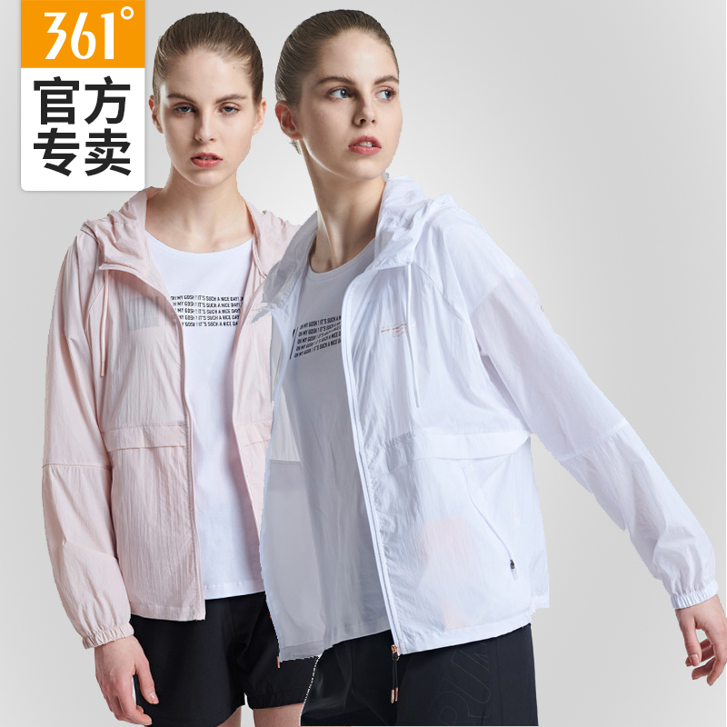 2019 休闲账动连帽衫防晒服 361 361 度女装 夏季新款轻薄透气单风衣 2019 休闲账动连帽衫防晒服 361 361 度女装 夏季新款轻薄透气单风衣