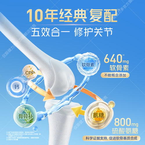 汤臣倍健健力多氨糖软骨素钙片中老年补软骨护关节正品官方旗舰店 - 图0
