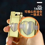 Ретро прозрачная мужская старомодная механическая зажигалка на керосине