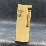 Латунная ретро креативная тяжелая зажигалка с боковым колесиком на керосине, делается под заказ