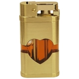 Ретро прозрачная мужская старомодная механическая зажигалка на керосине