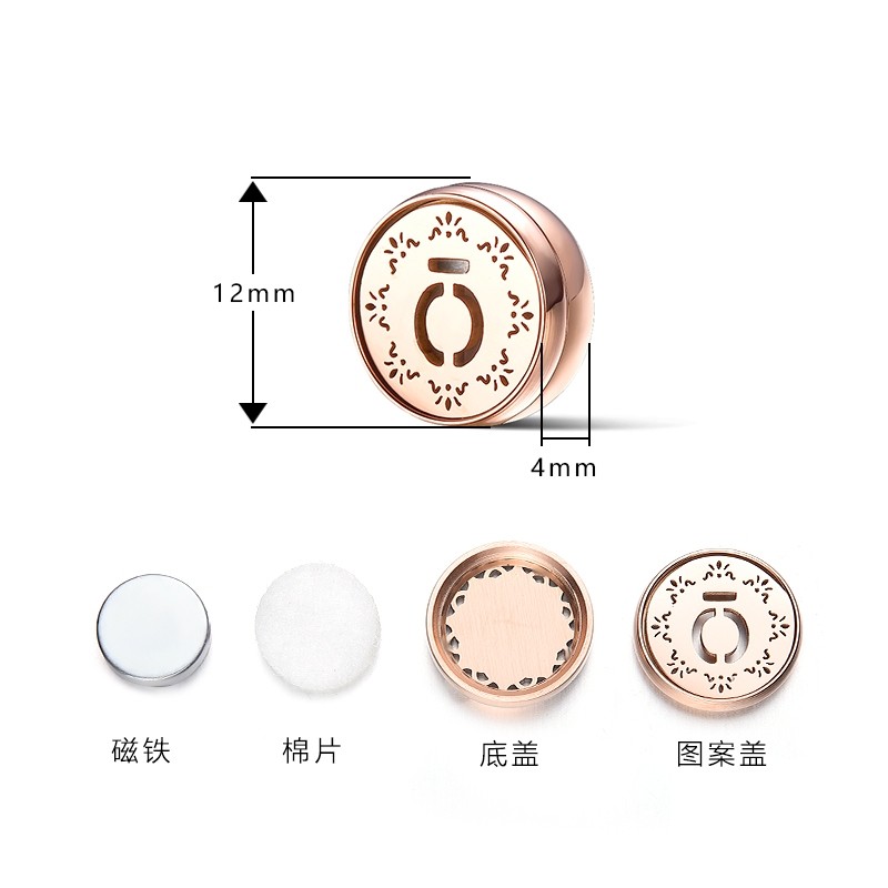 香薰口罩扣神器防闷精油扣夹扣郭晶晶同款吸铁磁石多功能清新夹子 - 图0