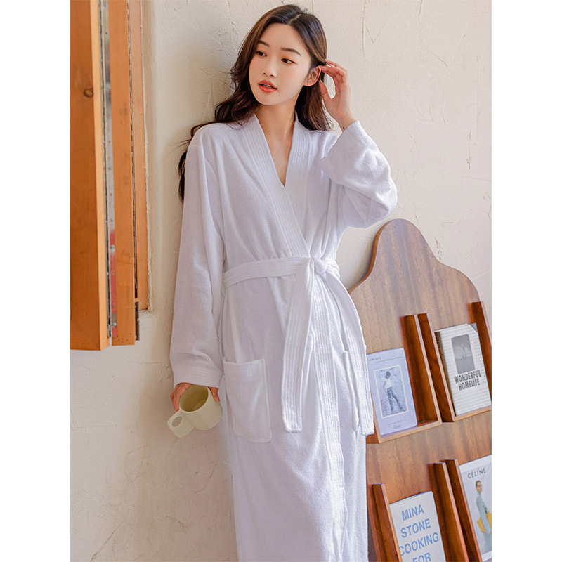 浴袍毛巾料吸水速干春夏季浴袍式浴衣酒店美容院女男长款浴巾睡袍,淘宝优惠券,粉丝福利购,淘宝优惠卷