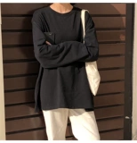 Лонгслив, приятная телу осенняя футболка, брендовое термобелье, свободный крой, 2022