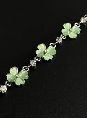 幸运草四叶草轻奢简约手链女款